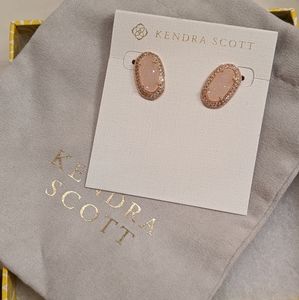 Kendra Scott Rose Ellie Drusy Luxe earrings